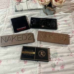 5 eyeshadow palettes